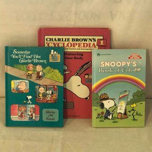 Lot of 3 Snoopy/Charlie Brown Books